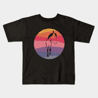 The horse silhouette orb Kids T-Shirt